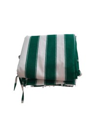 Resim Balkon Perdesi En.200X250 Cm Kullanıma Hazır Üstü Korniş Düğmeli (484774324) Yeşil 