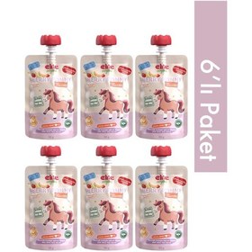 Resim Berry Pony Organik Karışık Meyve Püresi 110 Gr 6 Adet 
