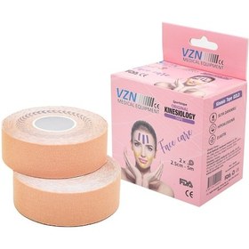 Resim Vzn Yüz Için Therapy Cotton Kinesio Bandı 2.5 CM x 5 M 