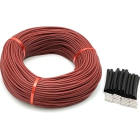 Resim Yerden Isıtma Kablosu Merallı R12K 33ω/m Karbon Silikon Yalıtım 100 M 