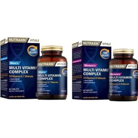 Resim Nutraxin Multivitamin & Mineral Complex For Men 60 Tablet + Kadınlara Özel 