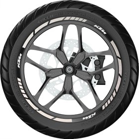 Resim KTM Jant Şeridi - Sarı / Beyaz / 14-15" 