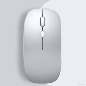 Resim Sneezy Samsung Tablet Şarj Edilebilir Sessiz Mouse Bluetooth + 2.4Hz Wifi Kablosuz Mouse Fare 
