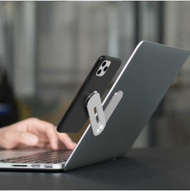 Resim Kılıfist KLFS SJ05 Laptop - Monitör Telefon Tutucu-Gümüş 