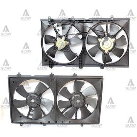 Resim Fan Radyatör Lancer 03-07 Çiftli Mr968365 