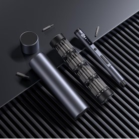 Resim Ahanda Buldum 60 Parça Şarjlı Hassas Tornavida Seti - LED Ekranlı, Type-C Şarjlı, Manyetik, Tamir Seti 