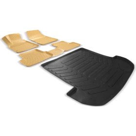 Resim Rizline Seat Ateca Bej 3D Paspas + Bagaj Havuzu 