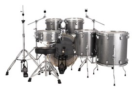 Resim Ludwig Element Evolution LE622028 6 PC 22" Platinum Sparkle Bateri Seti 