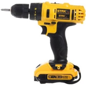 Resim Staxx Power BL7619S 24V 5AH Darbeli Şajlı Matkap + 24 Parça Set 