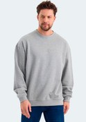Resim VADIK Oversize Erkek Sweatshirt Gri 
