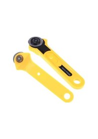 Resim Zcjb Kumaş Döner Kesici Dıy El Sanatları Kesme Aleti Patchwork Makaralı Tekerlek Yuvarlak Bıçak Sevıch-71789 