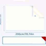 Resim Elektrostatik adsorpsiyon beyaz tahta duvar çıkartması dikişsiz çıkartma grafiti tuval duvar çıkartması 