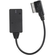 Resim Suofeng Audi Volkswagen İçin Siyah Plastik Aux Arabalara Ses Adaptör Kablosu 