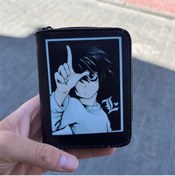 Resim GALAXYBUTIQUE Death Note 'l' Suni Deri Cüzdan 
