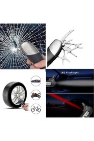 Resim MBL Çok Amaçlı Acil Durum Araç Seti Basınç Ölçer-Çekiç-Fener-Tornavda 