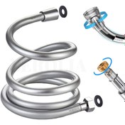 Resim NEROLIA 200cm Banyo Duş Hortumu Ekstra Uzun Paslanmaz 2 Metre 