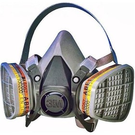 Resim 3M 6200 Solunum Koruyucu + 6057 Filtre Set 