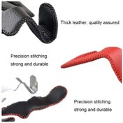 Resim Pazly Cbtx Araba Koltuğu Sırt Çantası Montaj Kancası + Deri Kafalık - Siyah/kırmızı 