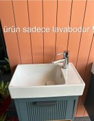 Resim Turkuaz Seramik Cerastyle Sharp Mini 50 x 25 CM Lavabo 