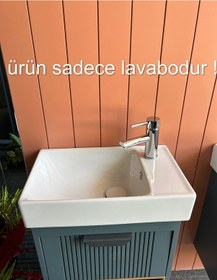 Resim Turkuaz Seramik Cerastyle Sharp Mini 50 x 25 CM Lavabo 