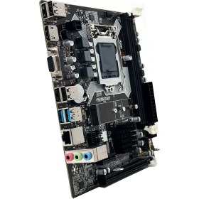 Resim İzoly H81 M2 Sata Ddr3 1600MHZ USB 2.0 VGA HDMI Ses Lan 1150P 4.gen Anakart 