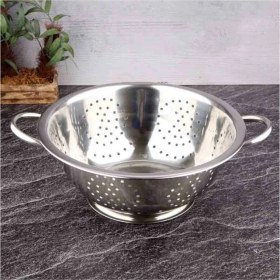 Resim Profesyonel Paslanmaz Çelik Süzgeç 28 cm (Ms-28) 