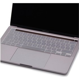 Resim Apple Uyumlu MacBook Pro Klavye Koruyucu 13inç M1-m2 Türkçe Q Touchbarlı A2251 A2289 A2338 A2141 İle Şeffaf 
