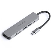 Resim DARK DK-AC-U31X38 USB3.1 TYPE-C TO 2xUSB3.0/TYPE-C/TF/SD HUB 