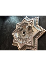 Resim Decogold 60 Cm Yıldız Gümüş Saray Tavan 