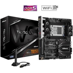 Resim Genel Markalar Trx50 Wıfı-6e Ws Ecc Ddr5 10-gbe Lan Pcıe 5.0 Str50 Atx 