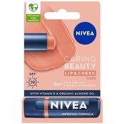 Resim Nivea Caring Beauty Nude SPF30 Dudak Bakım Kremi 4.8 gr 