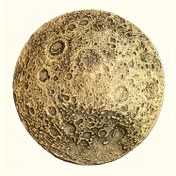 Resim Replika Para 1 adet Ay Parası - Antik Bronz 3D Krater Dokulu Anma Madalyonu, Astronomi Tutkunları için Detaylı Koleksiyonluk Replika, Uzay Severler için Benzersiz Hediye, Dokulu Yüzey 