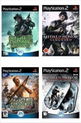 Resim Sony Playstatıon 2 - Medal Of Honor Serisi 4 Oyunluk Set - Sadece Çipli Cihazlar Için! 