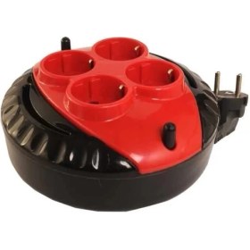 Resim Marsilyan Mini Kablolu Makara 4'lü 3mt (3x1,5cm)(1 Adet) 