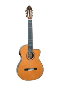 Resim Valencia Ccg1 Klasik Gitar İnce Kasa Thin Body 4/4 Boy - Raha 