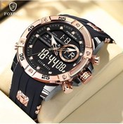 Resim Fochsia Siyah Lıge Erkek Kronograf Alarmlı Kaliteli Günlük Kullanım Kol Saati Diğer 