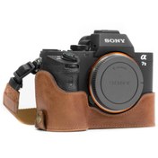 Resim MegaGear Sony Alpha A7S II, A7R II Hakiki Deri Kamera Çantası 