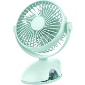 Resim Janae Masaüstü USB Mini Fan - Yeşil (Yurt Dışından) 