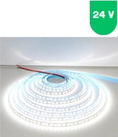 Resim 24 Volt 8 Mm Pixel 6500 K Beyaz İç Mekan 120 Ledli 10 Metre Şerit Led 