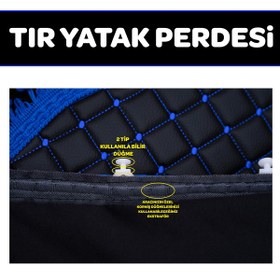 Resim VIPTIRSHOP DERİ - KADİFE TIR YATAK PERDESİ (UNIVERSAL) 