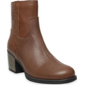 Resim Mammamia D24kb-4555 Topuklu Kahverengi Kadın Bot Kahverengi 