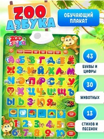 Resim Zabıaka Eğitici Elektronik Poster Zoo Alfabesi 201696375 