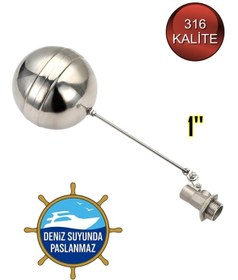 Resim Krom Şamandıra 316 Kalite Cf8m Paslanmaz 1'' Flatör 