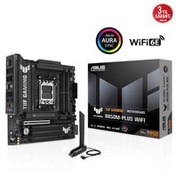 Resim ASUS TUF GAMING B850M-PLUS WIFI, 4xDDR5, 3x M.2, HDMI, DP, Type-C, Wi-Fi 6E, Bluetooth v5.3, AMD Ryzen 9000 Serisi, AM5 Soket Anakart 