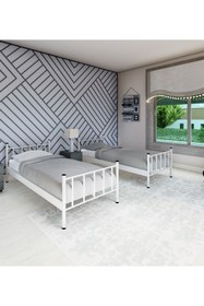 Resim Metalia Gm 127 Ayrılabilir Çiftli Ranza 90*190 Cm 