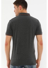 Resim T8586 Dewberry Erkek Polo Yaka T-shırt-antrasit Antrasit 