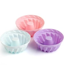 Resim Baroness 6lı Silikon Kek Kalıbı Göbekli Muffin Cupkek Silikon Kalıp 