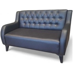 Resim Aryans Siyah Deri Chester Ofis Koltuğu Büro Koltuğu Deri Ofis Bekleme Koltuğu 1 Adet İkili Siyah 