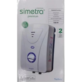 Resim Simetra Premium Elektrikli Şofben 7000 W Güçlü Ani Su Isıtıcı 7 lt/dk Kapasite ile 8 Emniyetli 