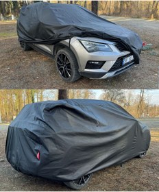 Resim CoverPlus Honda CR-V Uyumlu Oto Araba Brandası KALIN Oto Dolu Brandası-Siyah 
